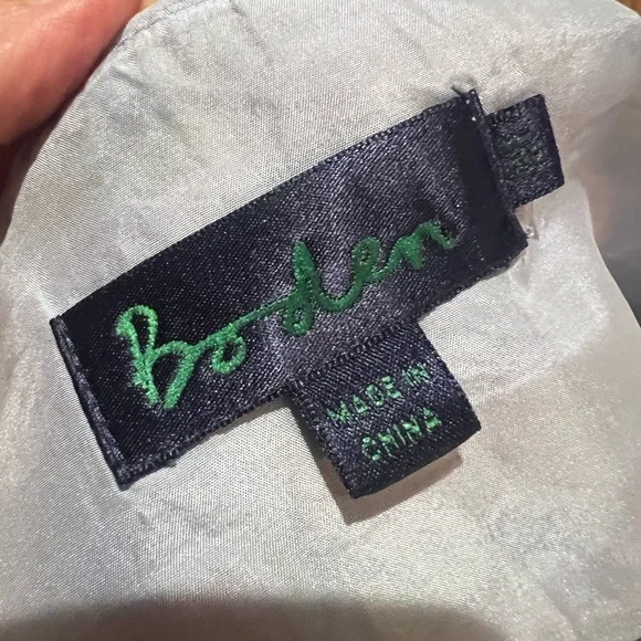 Boden women’s vintage floral dress size 12R (EU) V neck flutter sleeve - Picture 5 of 10